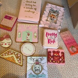 Too Faced Whimsical Makeup Palette Set with Pink and Gold Accents